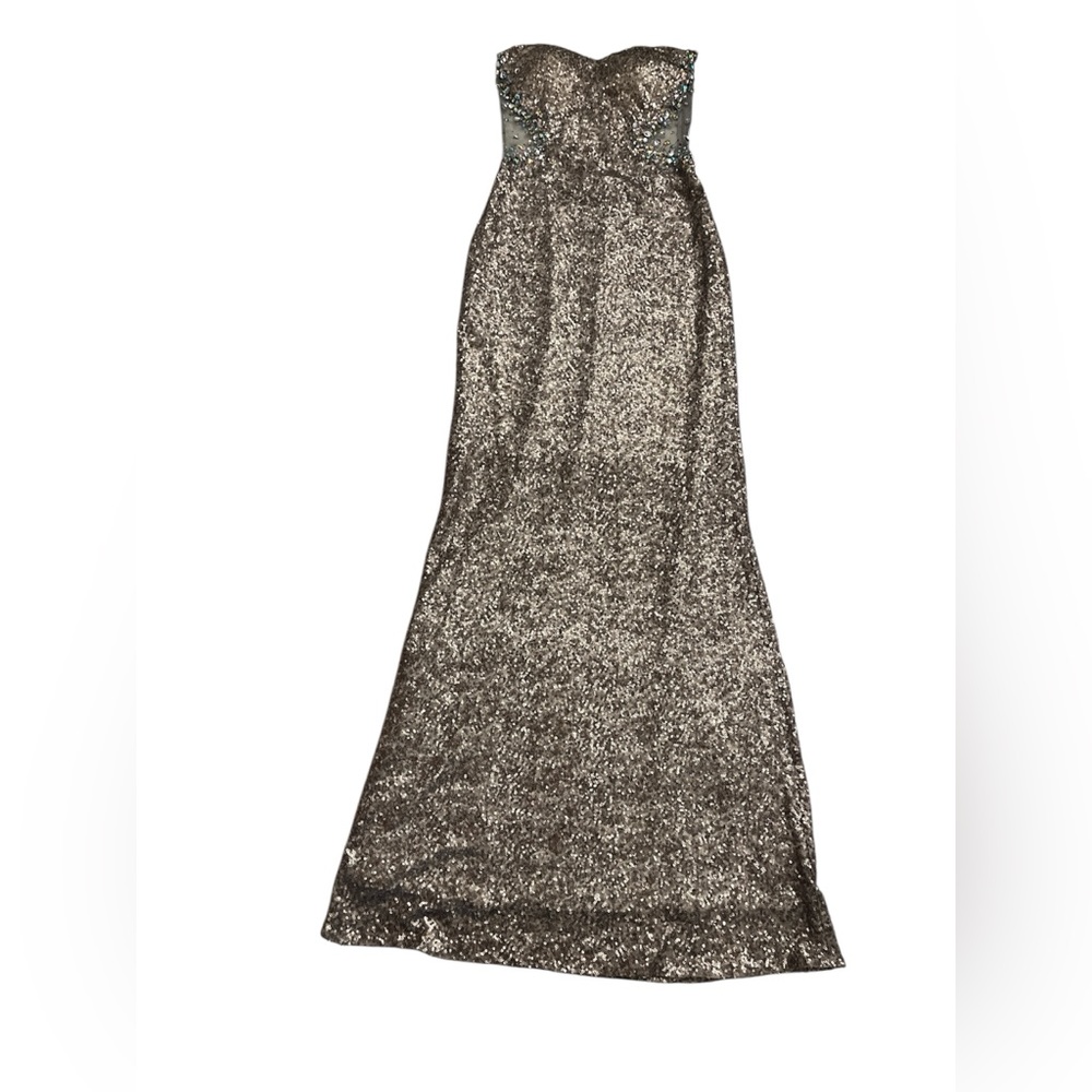 Jump Gold Sequin Maxi Dress for Cocktail Nights